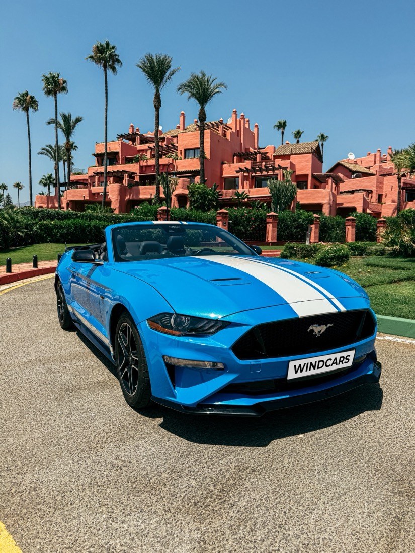 Alquiler de Ford Mustang GT en Málaga centro